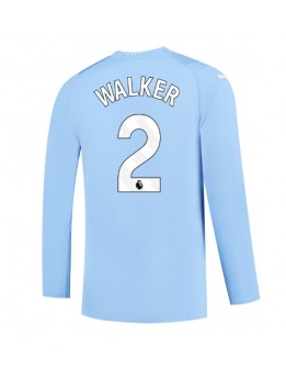 Manchester City Kyle Walker #2 Replika Hemmakläder 2023-24 Långärmad